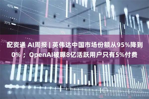 配资通 AI周报 | 英伟达中国市场份额从95%降到0% ；OpenAI被曝8亿活跃用户只有5%付费